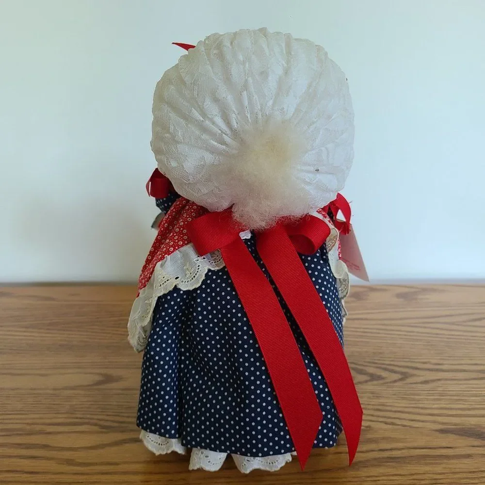 Rare Vintage Apple Whimseys Real Apple Face Appalachian Folk Art Doll Sew Granny